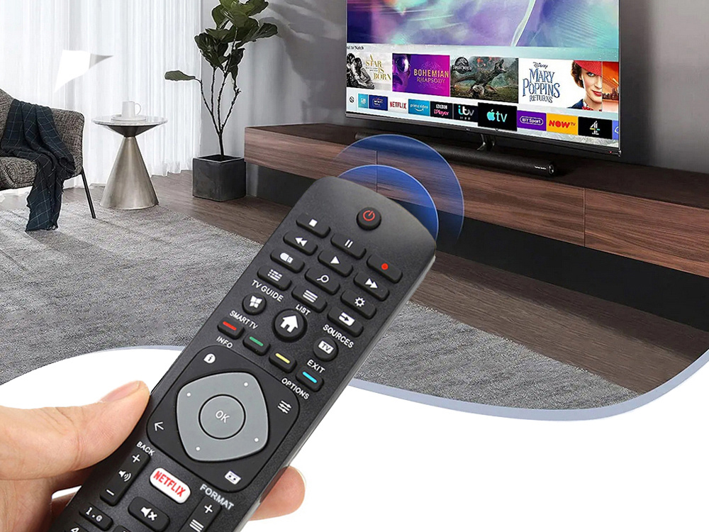 PILOT UNIWERSALNY DO TV PHILIPS SMART 4K NETFLIX Stan opakowania oryginalne