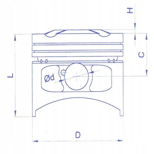 TŁOK KYMCO SCOOTERS LC 125 CC 13101-KED1-900 Producent WZMOTO