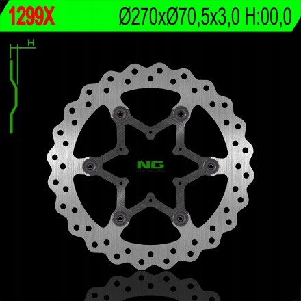 Ng Predný Brzdový Kotúč Tm '98-'14 (270X70,5X3) Plávajúci Wave