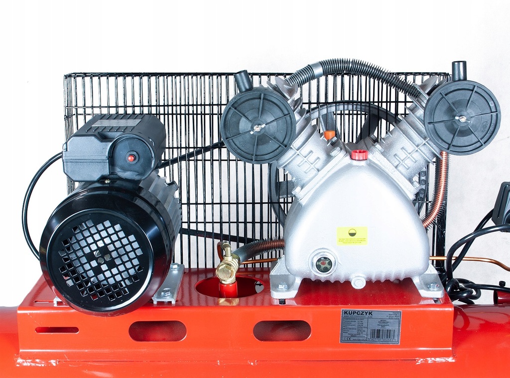 KOMPRESOR 2-TŁOKOWY 100L 8BAR 2,2kW 230V Ciśnienie maksymalne 8 bar