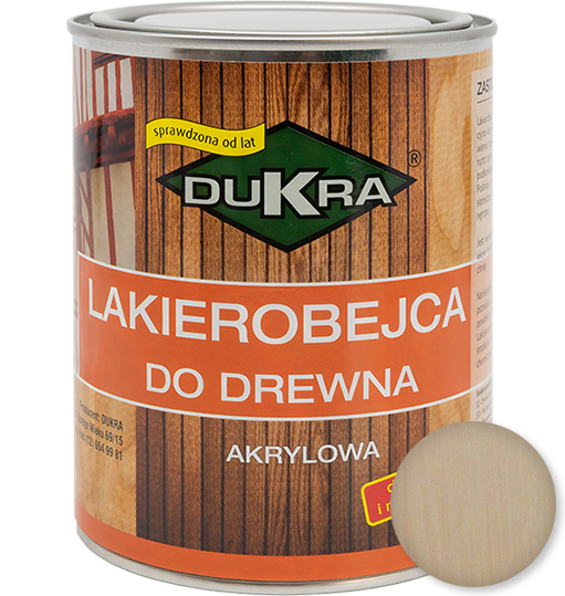 Lakierobejca do drewna Dukra 2,5l Bezbarwny