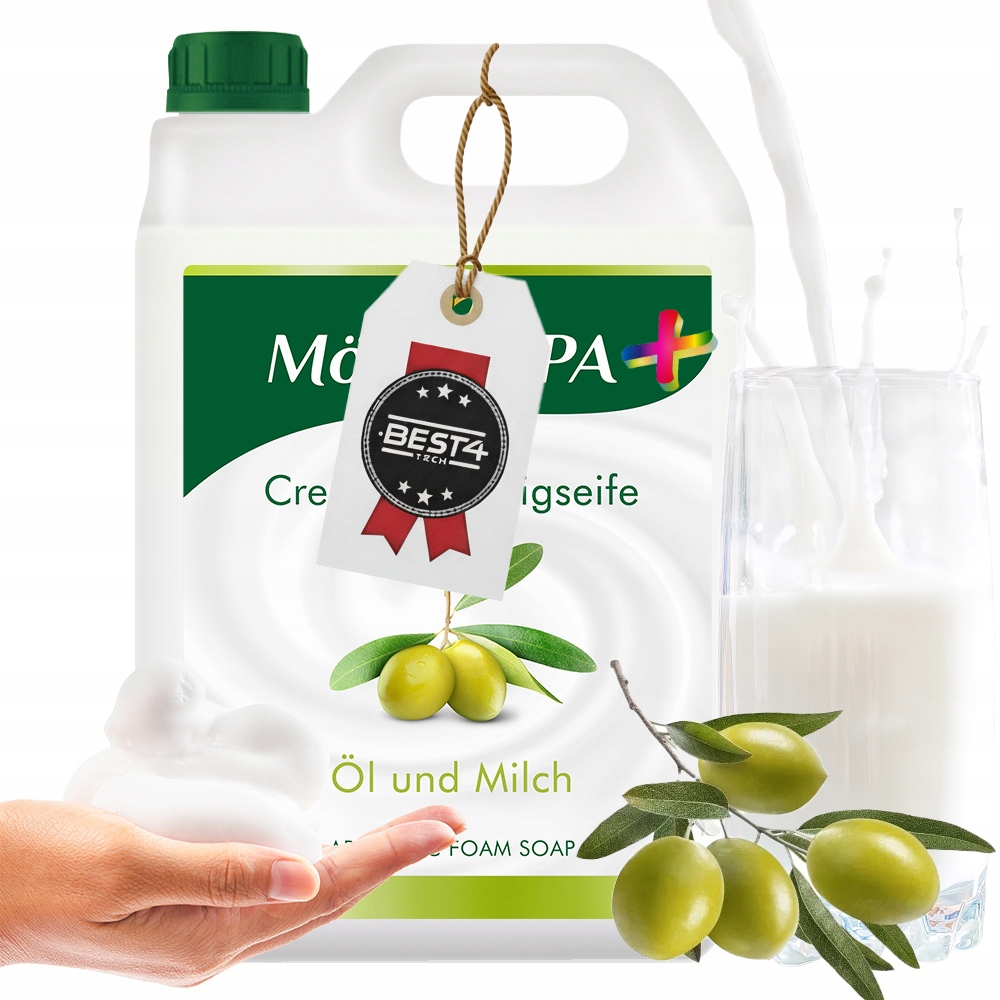 MYDŁO W PIANIE PIANCE MLEKO & OLIWA WYDAJNE 5L