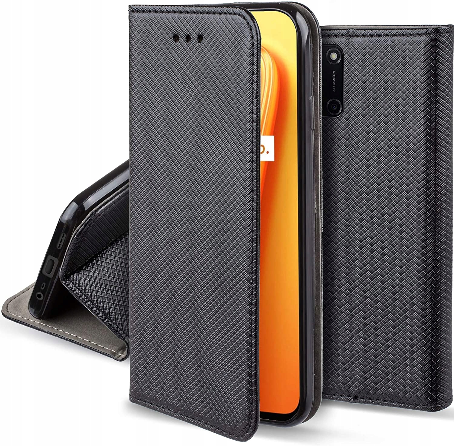 

Etui Smart Magnet Book Szkło do Realme 7 Pro