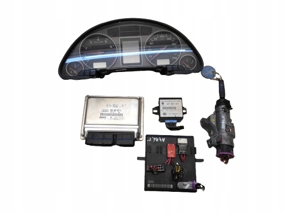 AUDI A4 B6 00- 2.0 ZESTAW STARTOWY STEROWNIK 8E0909557H