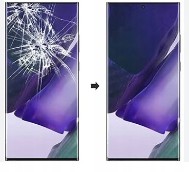Výměna Rychlého Displeje, Rozbité Sklo Samsung Note 20 Ultra Záruka