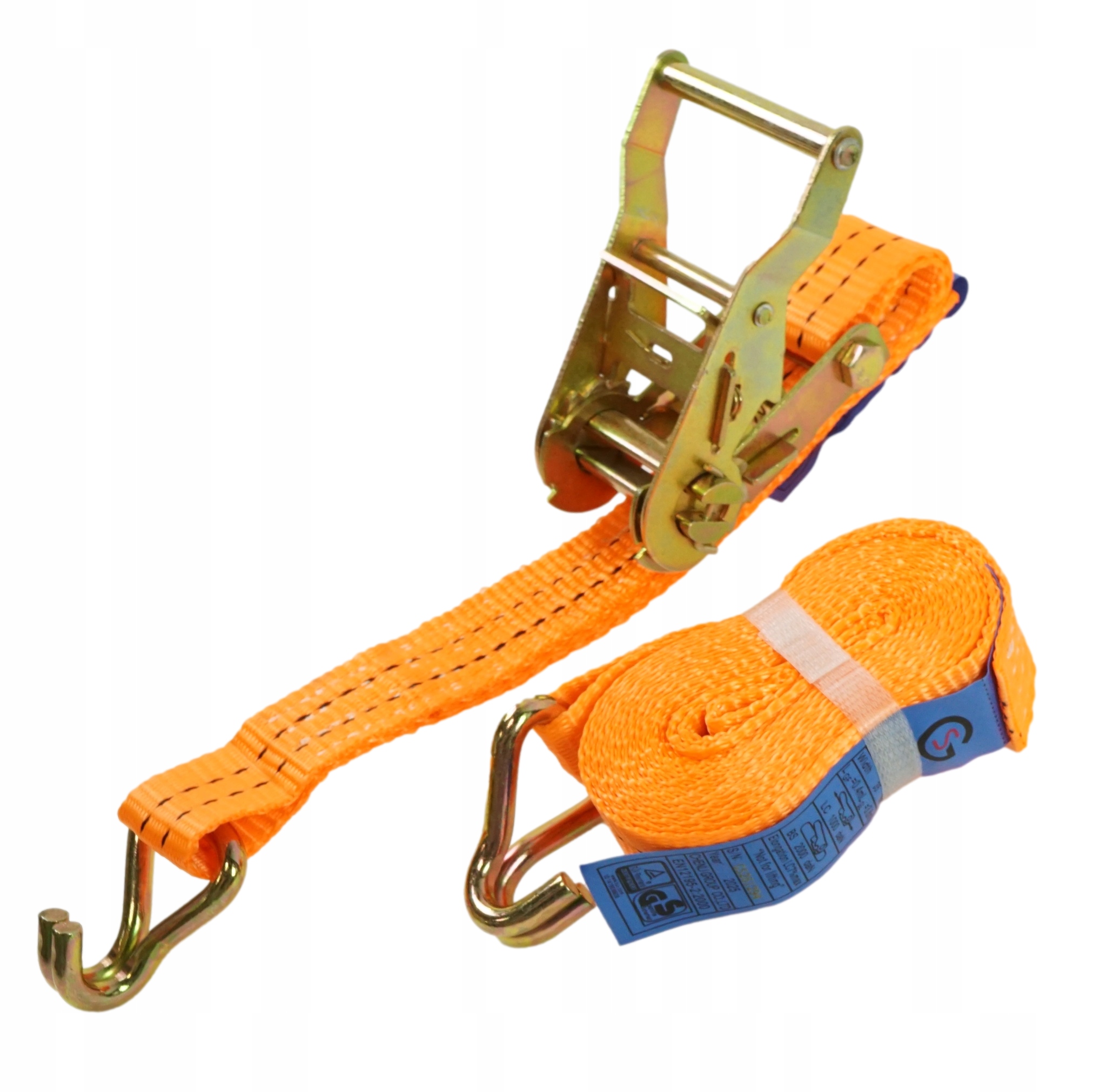 Pasy Transportowe 4m 25mm 1000kg pas transportowy z napinaczem Tuv, Gs