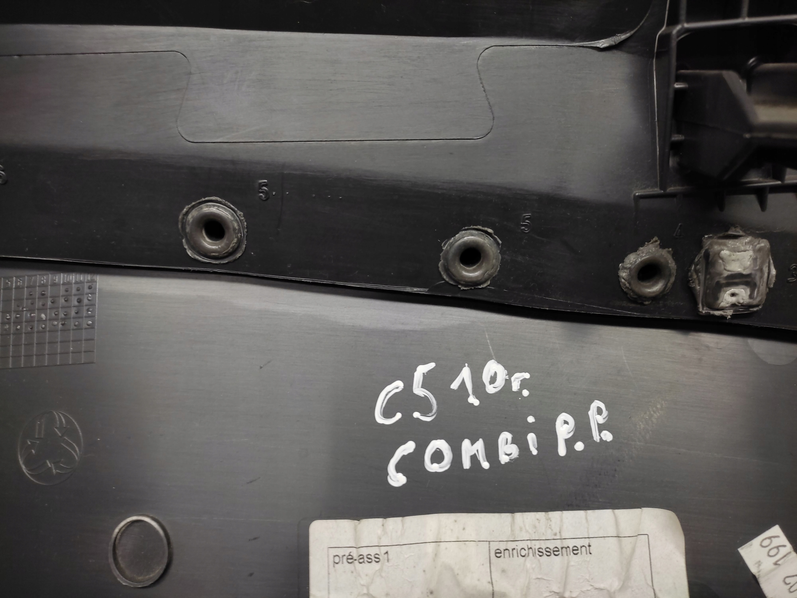 CITROEN C5 III KOMBI upholstery door right front