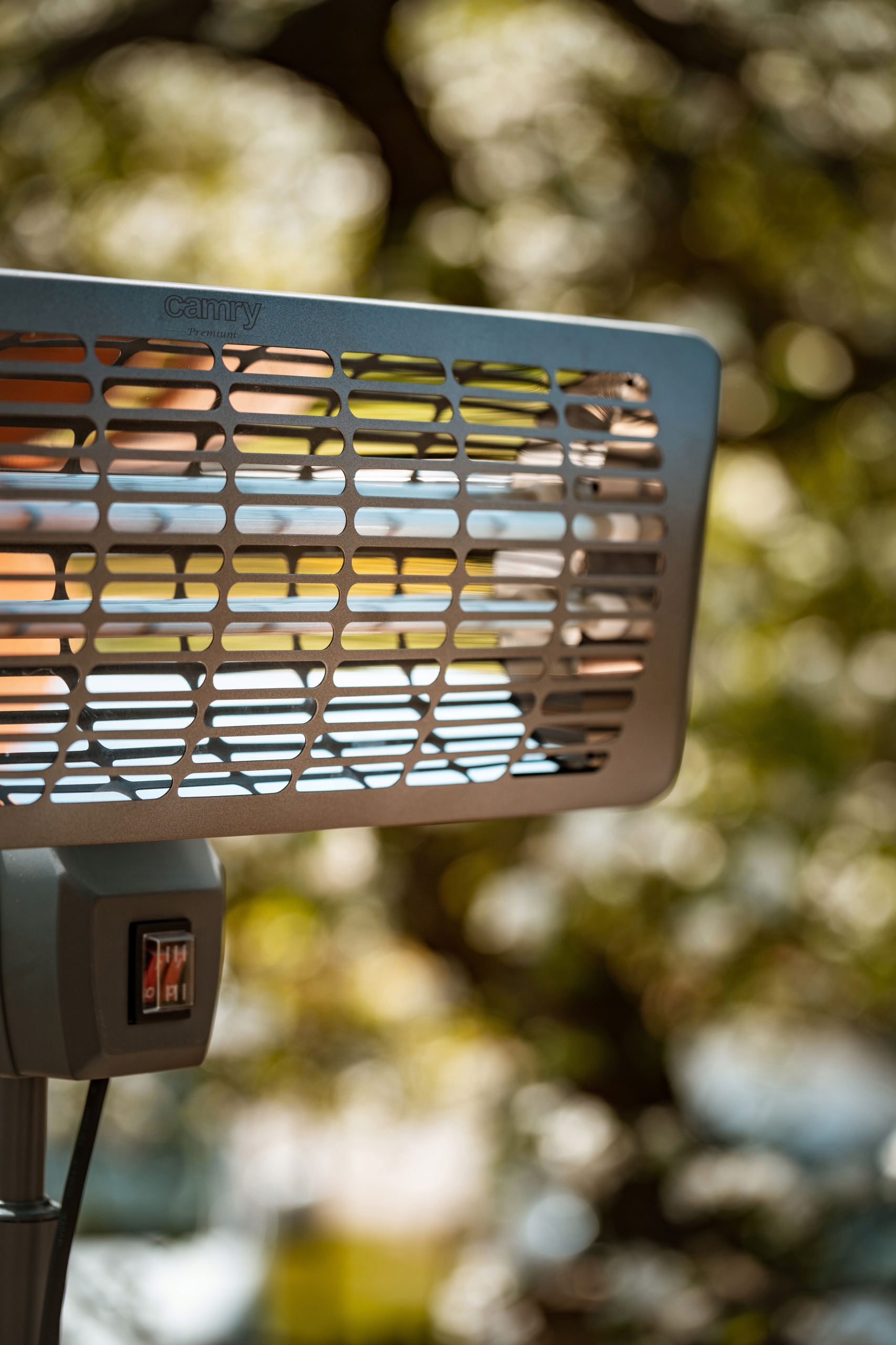 PROMIENNIK PARASOL GRZEWCZY OGRZEWACZ TARASOWY Długość maksymalna 202 cm