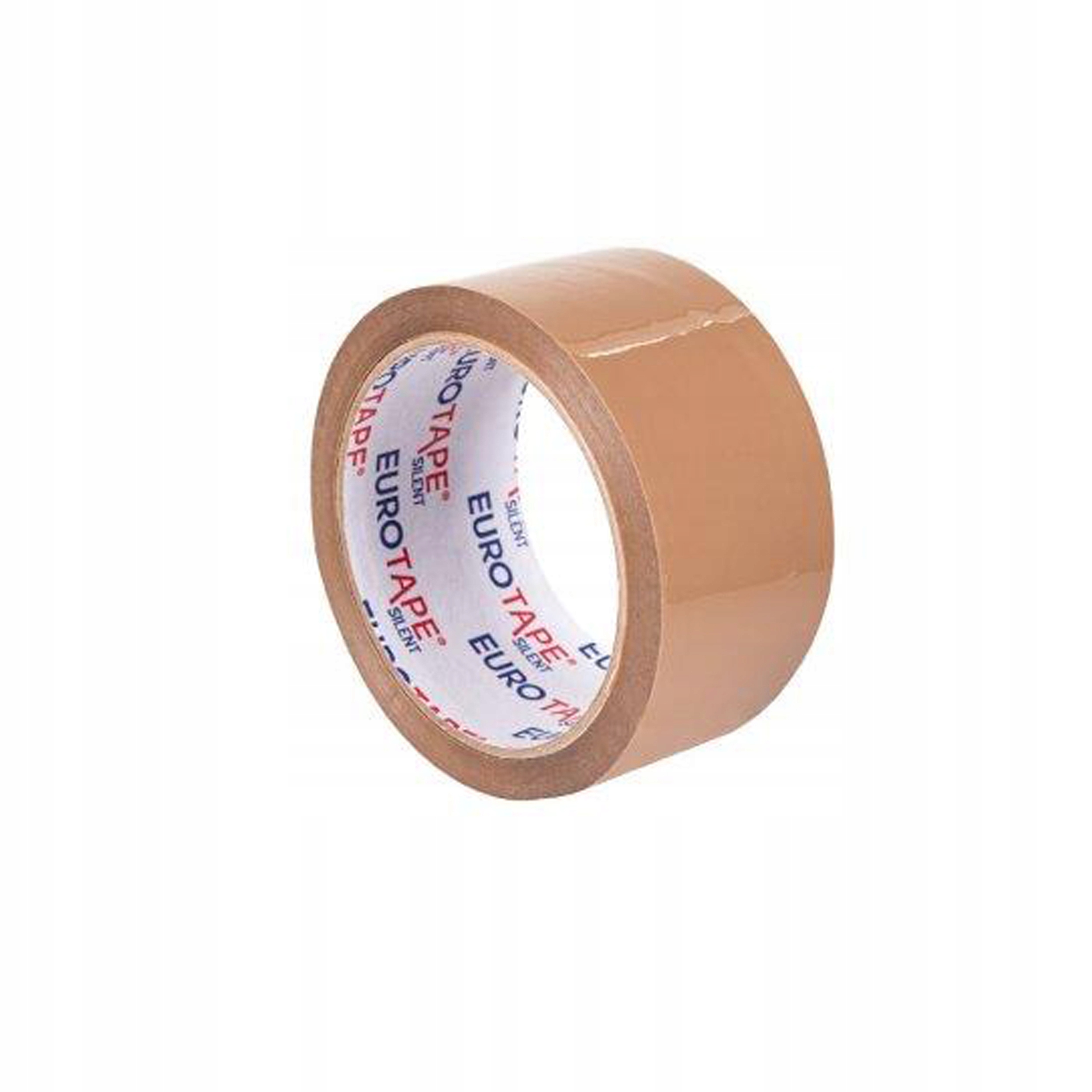 

Taśma Pakowa Cicha Brązowa 48/60 Euro-tape