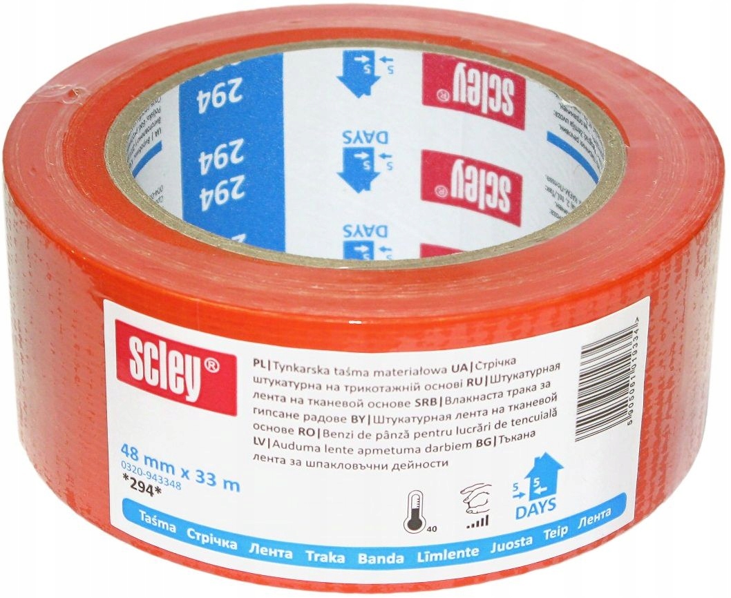 

Taśma tynkarska elewacyjna pomarańczowa 48mmx33m!!