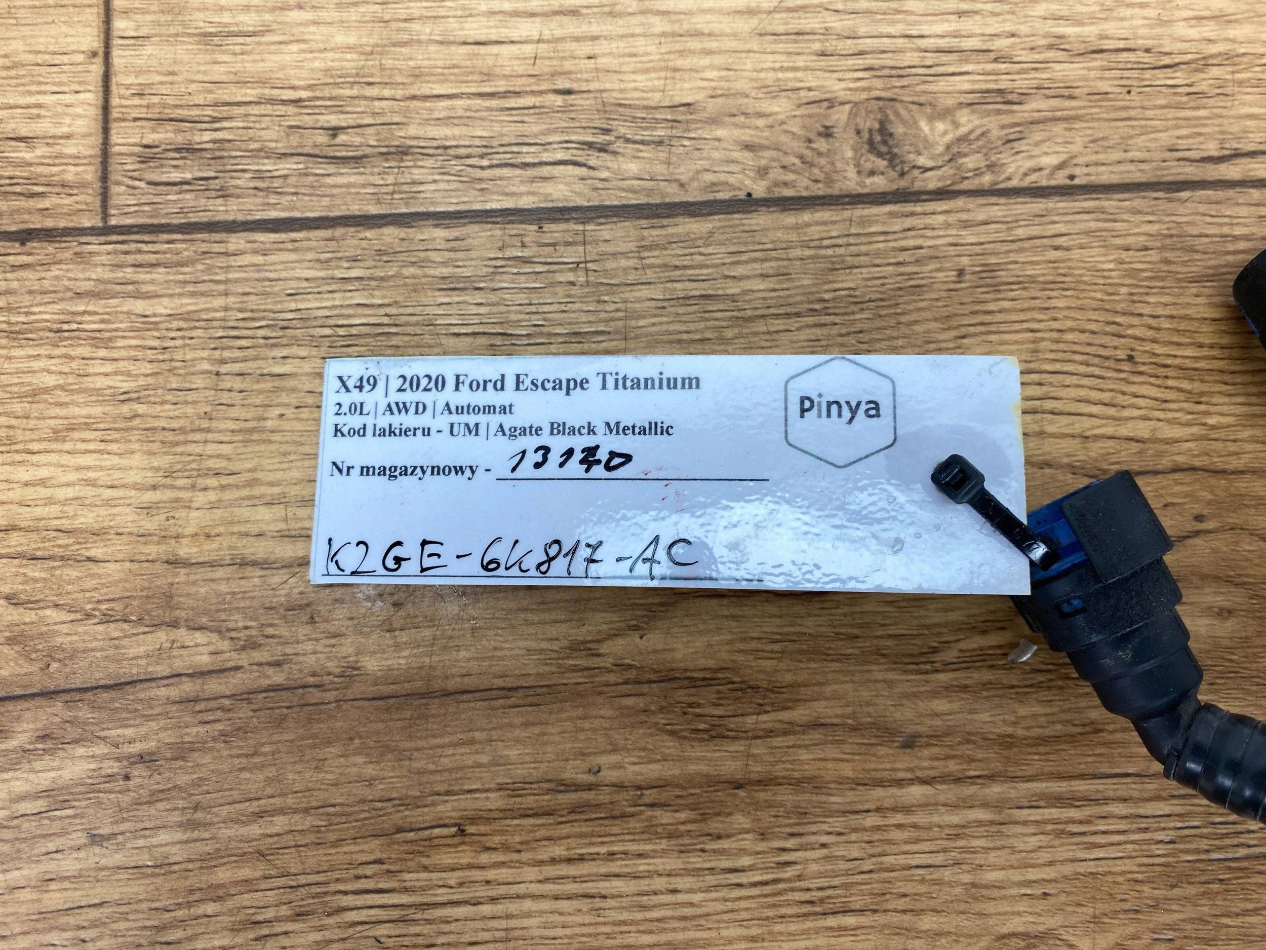 wiring vacual Ford Escape IV Kuga MK3 2020+