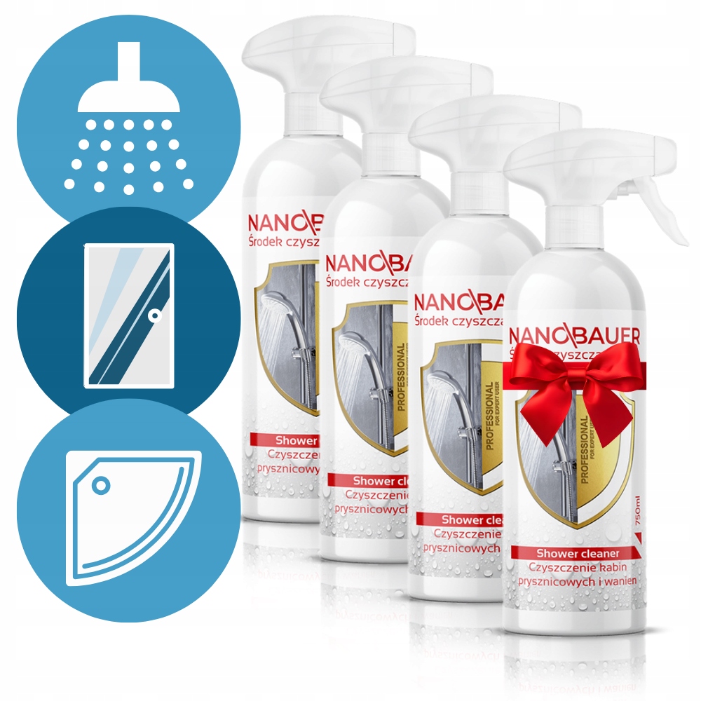Odkamieniacz Płyn do mycia kabin prysznicowych toalety 750ml 3 1