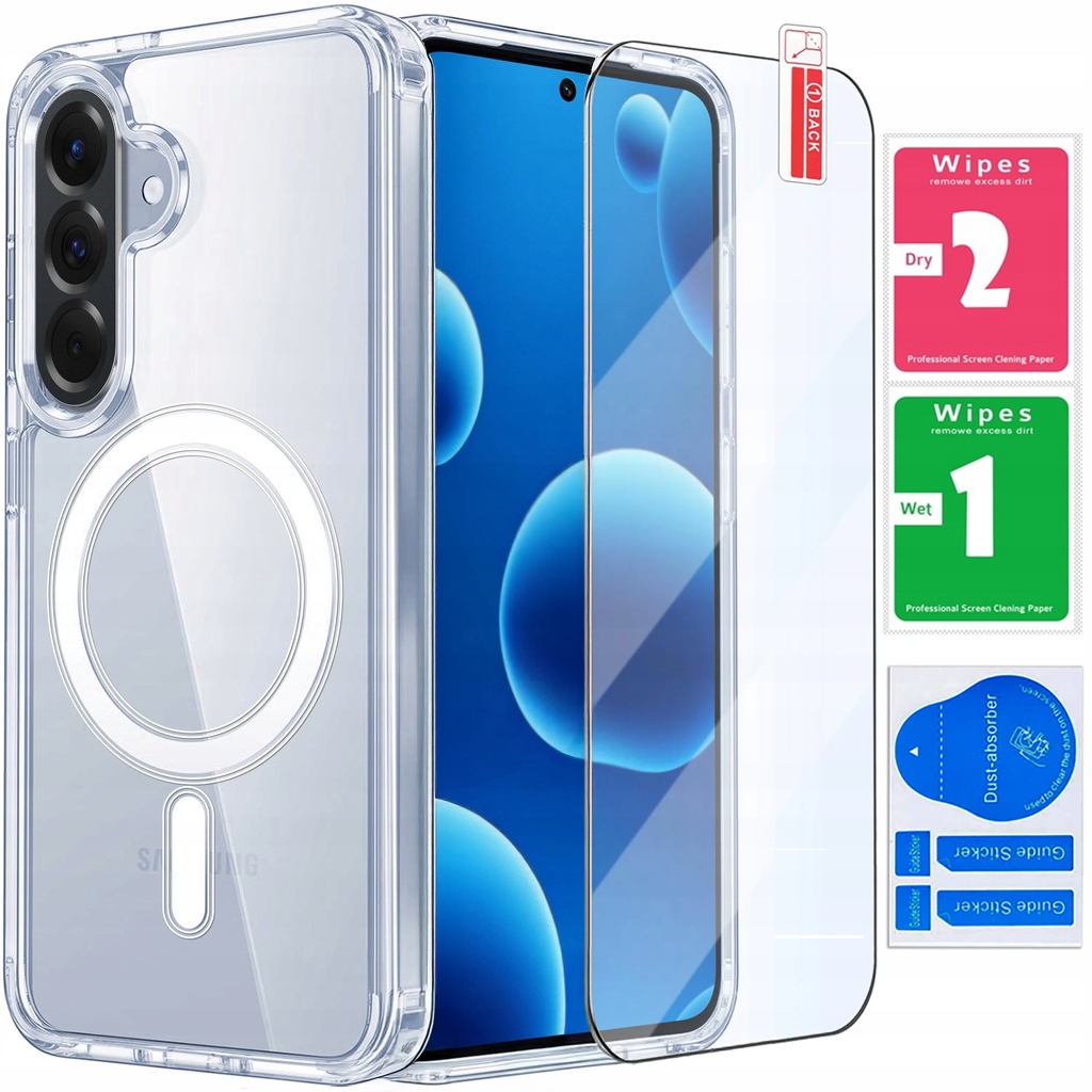 Etui Magsafe Szkło Hartowane Do Samsung Galaxy A36 A56 5G |jakość Premium