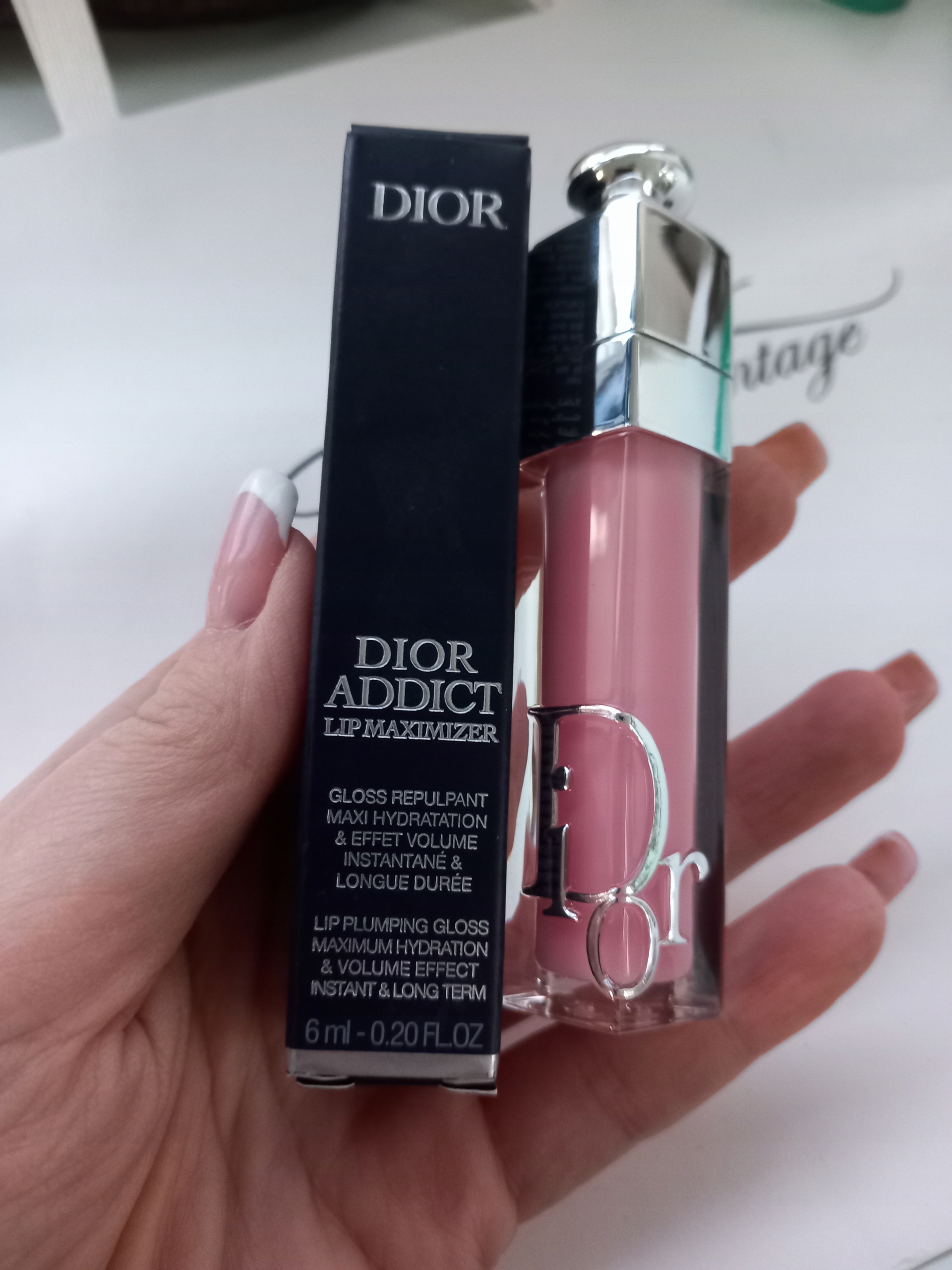 Nowy błyszczyk Dior lip maximizer 001 pink
