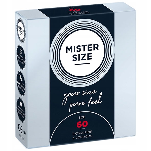 

Mister.Size prezerwatywy o średnicy 60 mm 3 sztuki