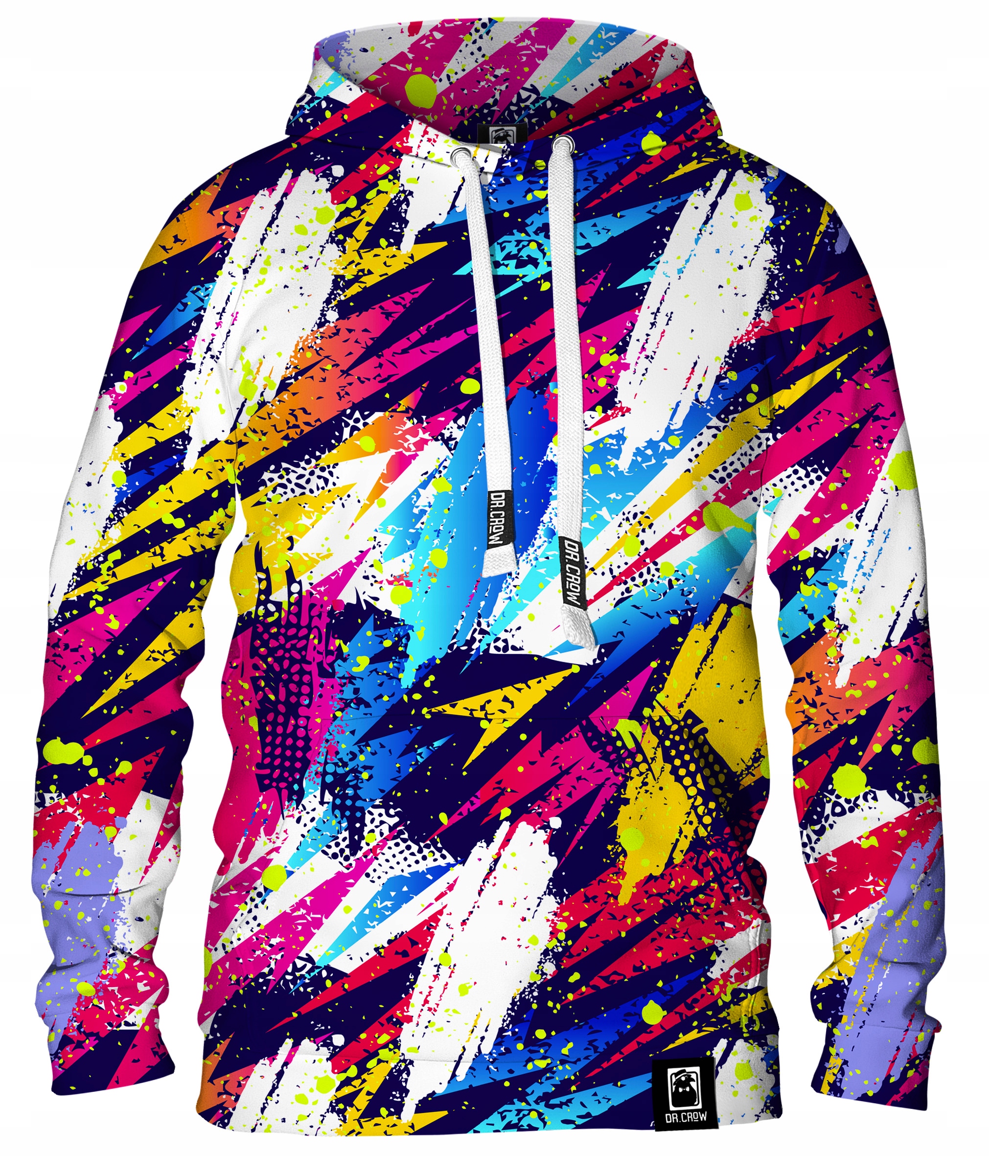 

Bluza Kaptur Nadruk Fullprint Prezent Abstract S