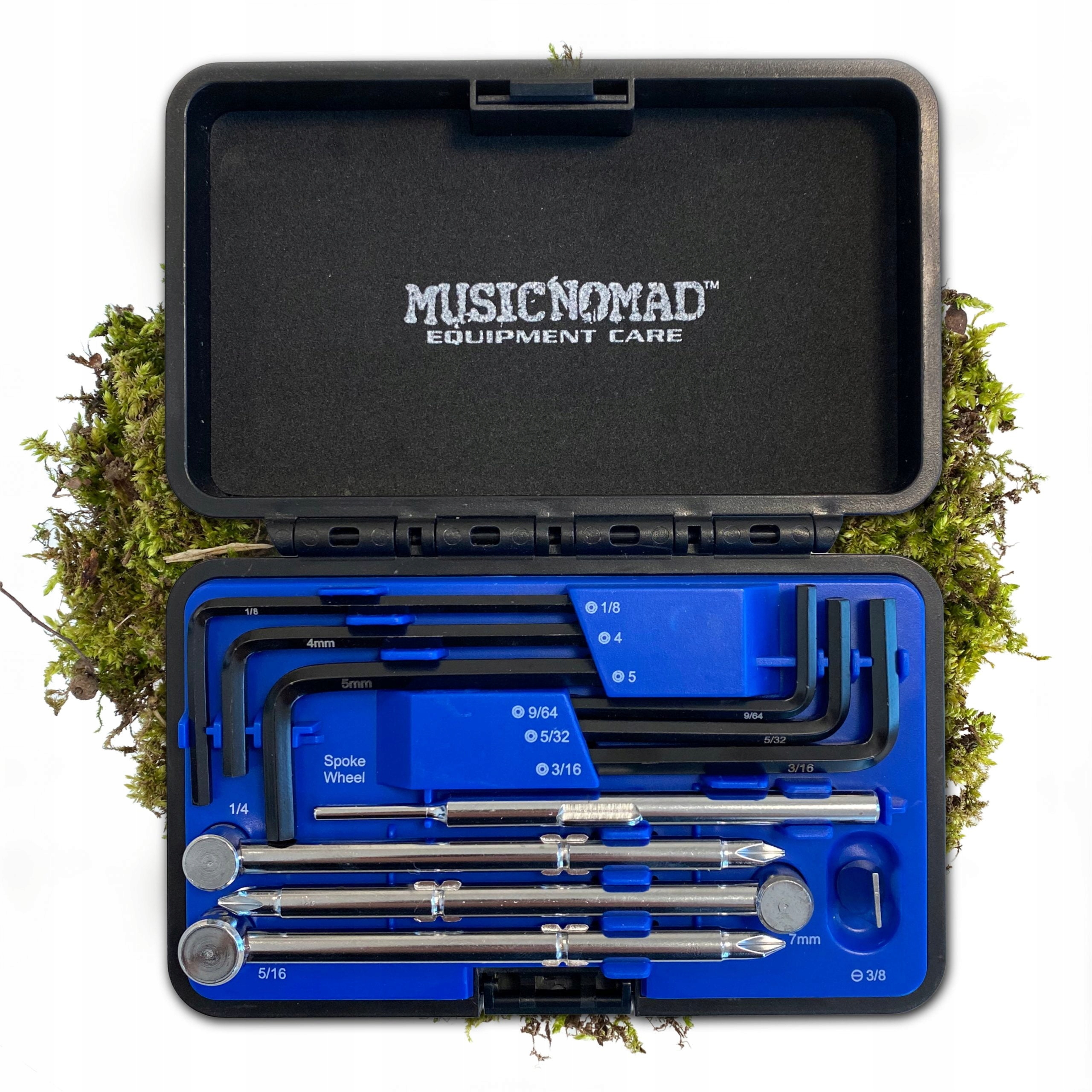 Music Nomad Premium Guitar Tech Truss Rod Wrench sada klíčů na hmatník