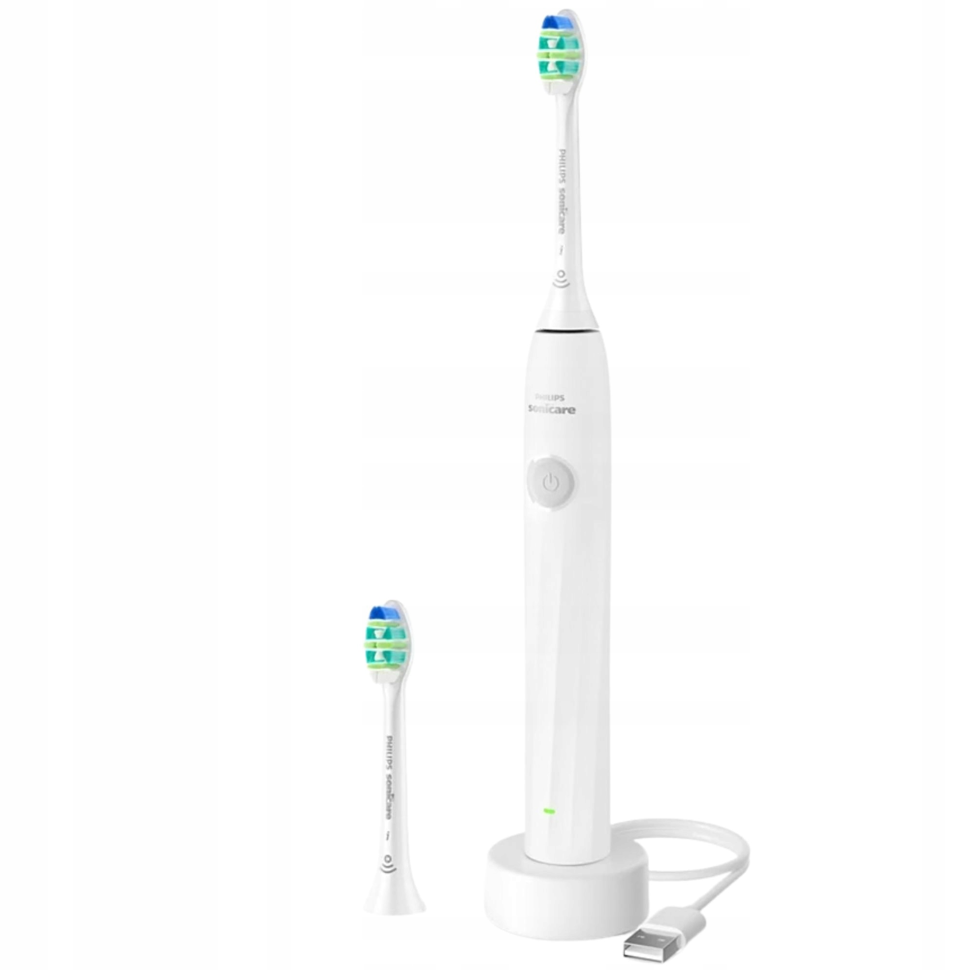 Philips Sonicare 2100 szczoteczka soniczna biała 2 końcówki HX4022/01