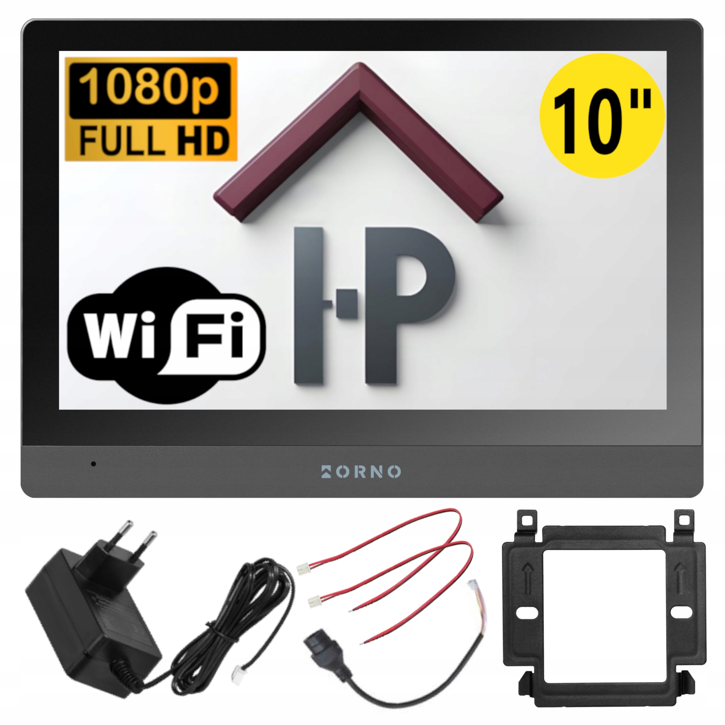 Video Monitor 10" Wi-Fi Dotykový displej pre rozšírenie súpravy Orno Gadi Gayd