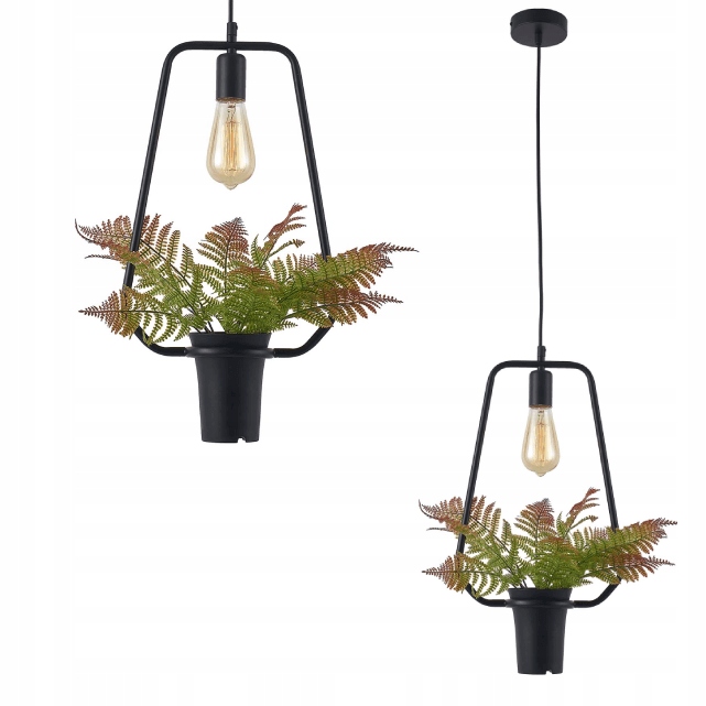 

Lampa sufitowa wisząca dekoracyjna E27 z kwiatkiem