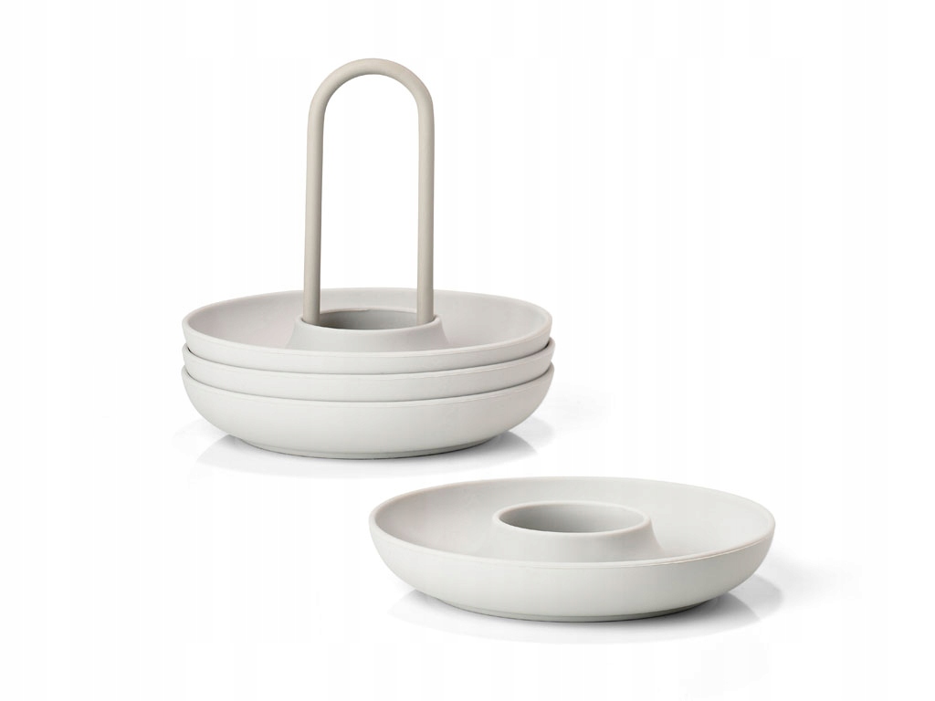 KOMPLET 4 KIELISZKÓW DO JAJ SZARE ZONE DENMARK