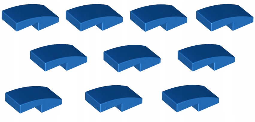 

Lego Skos 2x1 niebieski 11477 -10 szt
