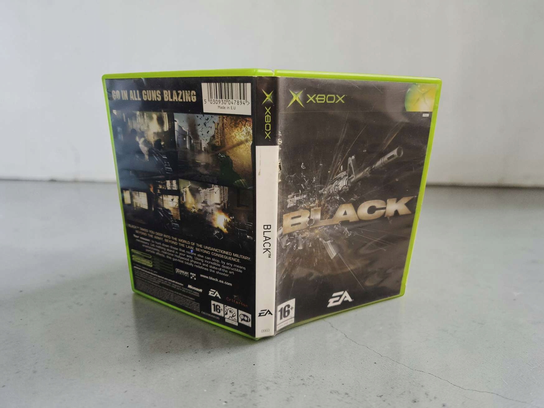 BLACK Xbox pudełkowa