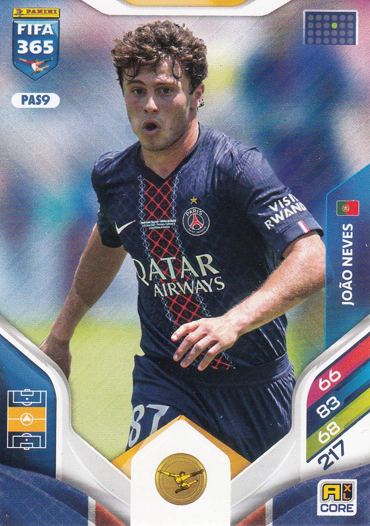 Karta Kolekcjonerska Panini Fifa 365 2026 Team Mate João Neves PAS9