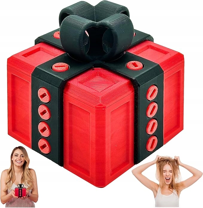 Pudełko Prezentowe Zagadka Trudne Otwarcie Na Klucz Śmieszne Zabawne Gadżet