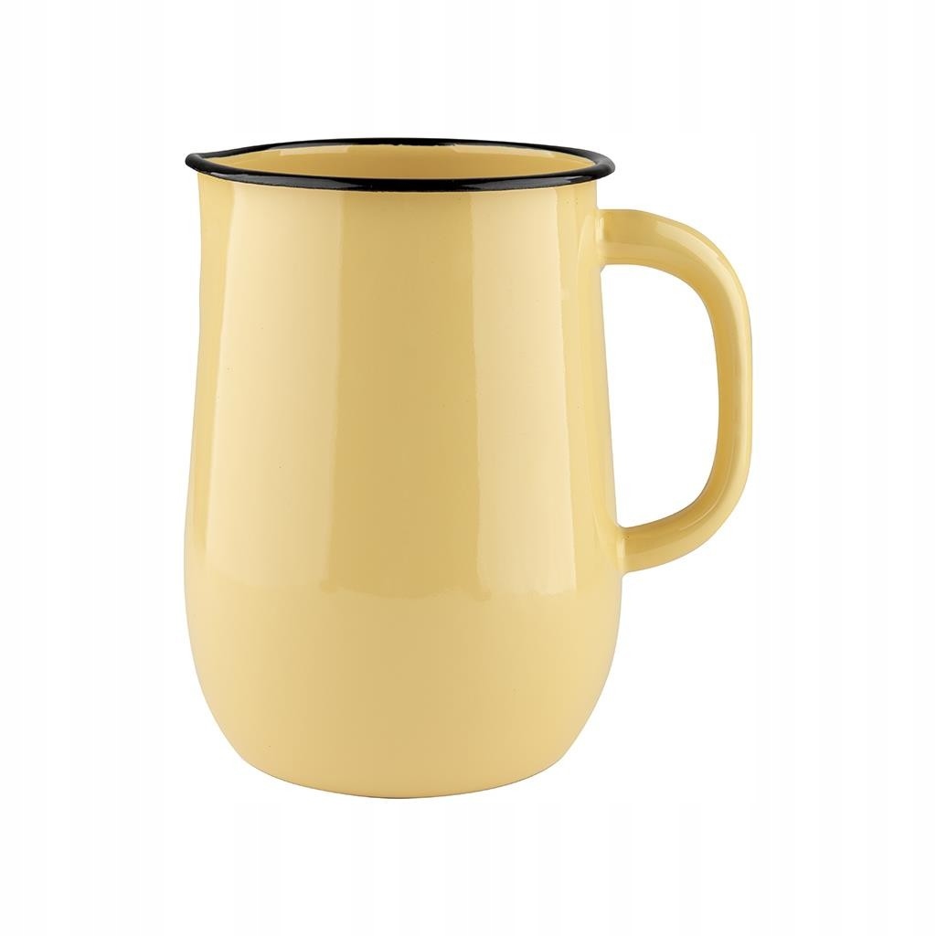 

Dzbanek Emaliowany Gładki Kremowy 14,5CM 2,5L Ua