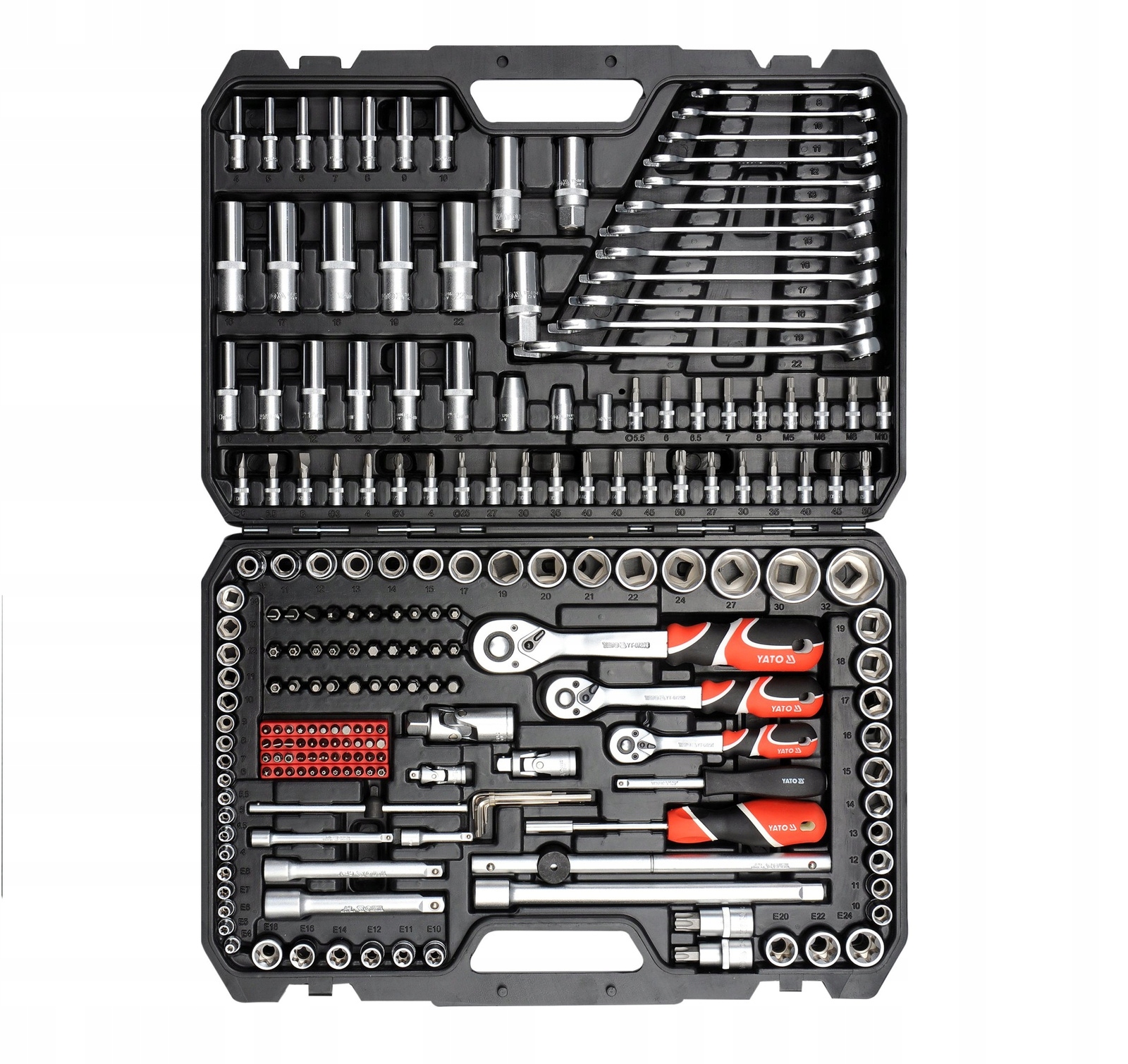 Yato sada nástrojov 1/2" 3/8" 1/4" 216-dielna YT-38841