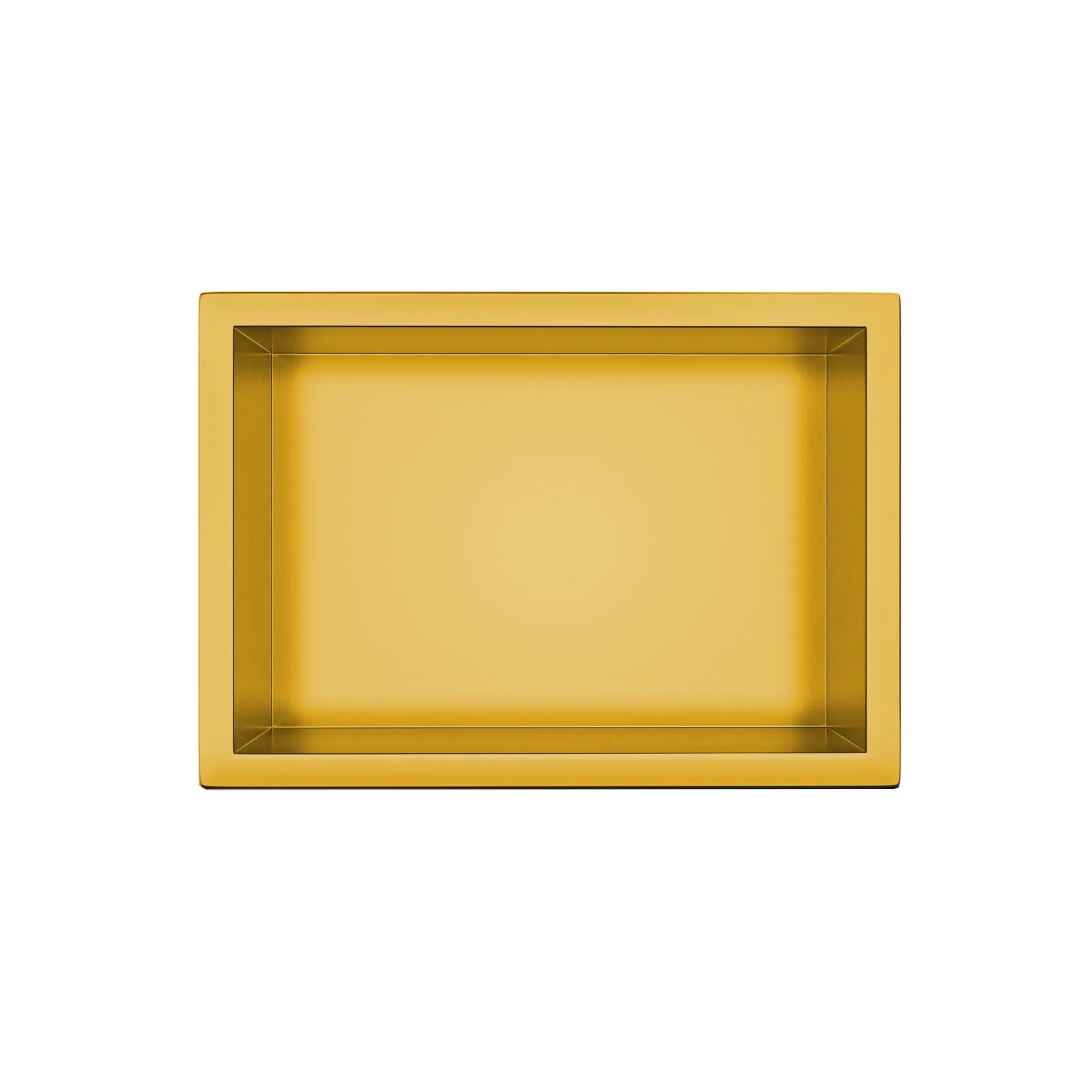 Wall-box One Gold Výklenková polica z nehrdzavejúcej ocele, zlatá, 30x20x10 cm