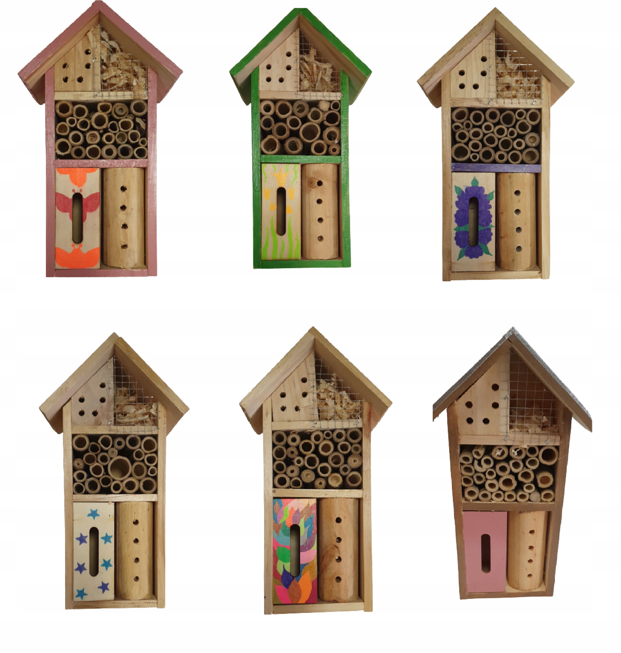 

Budka Lęgowa Domek Hotel Dla Owadów Motyli MIX 6