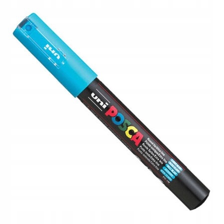 

Marker pisak nietoksyczny Uni Posca PC-1M błękitny