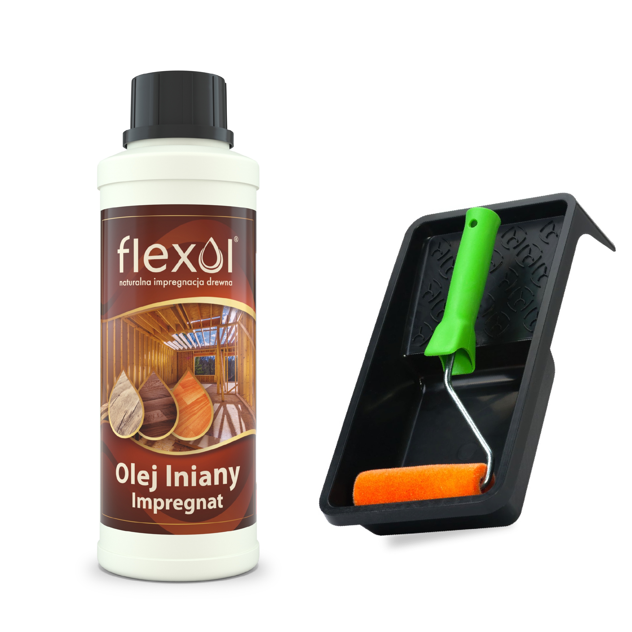 

Olej Lniany Impregnat 0,25 L drewna Kuweta Gratis!