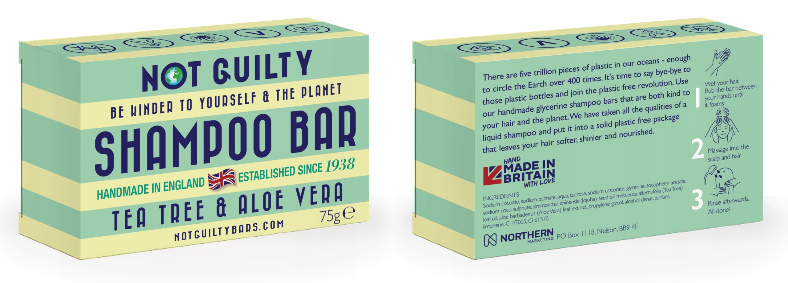 

Not Guilty szampon w kostce Drzewo Herbaciane 75g