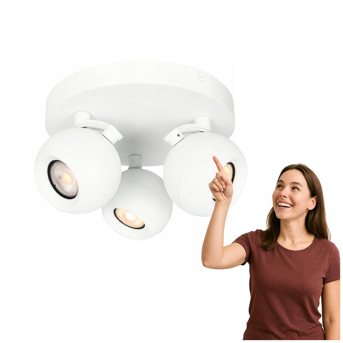 Lampa reflektor spot Lafin SPL-45379-3R-WH Italux