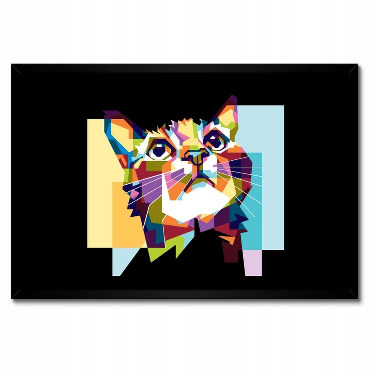 Plakáty v rámu 60x40 Abstraktní kočka