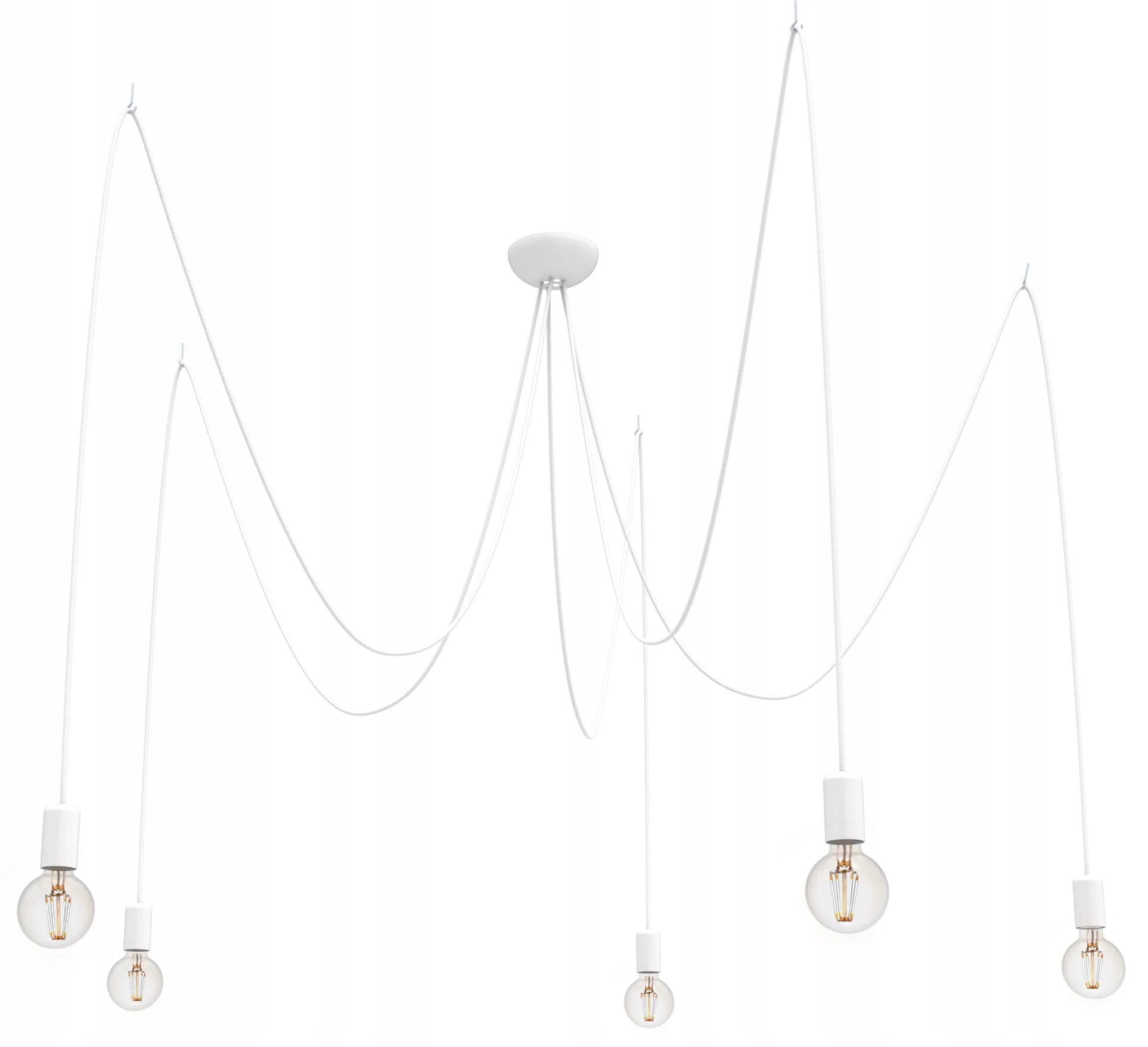 Závesná lampa pavúk Nowodvorski Spider White V 974