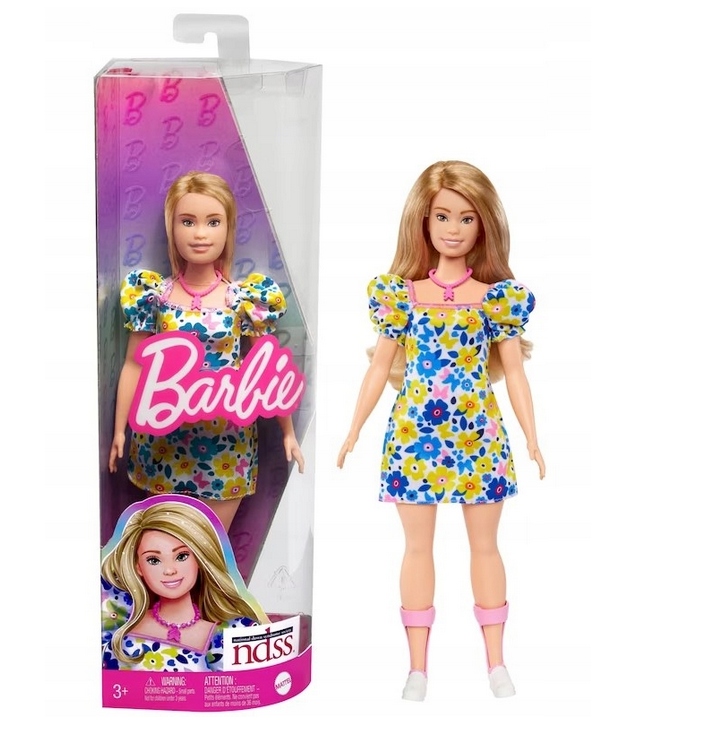 LALKA BARBIE FASHION ZESPÓŁ DOWNA SUKIENKA HJT
