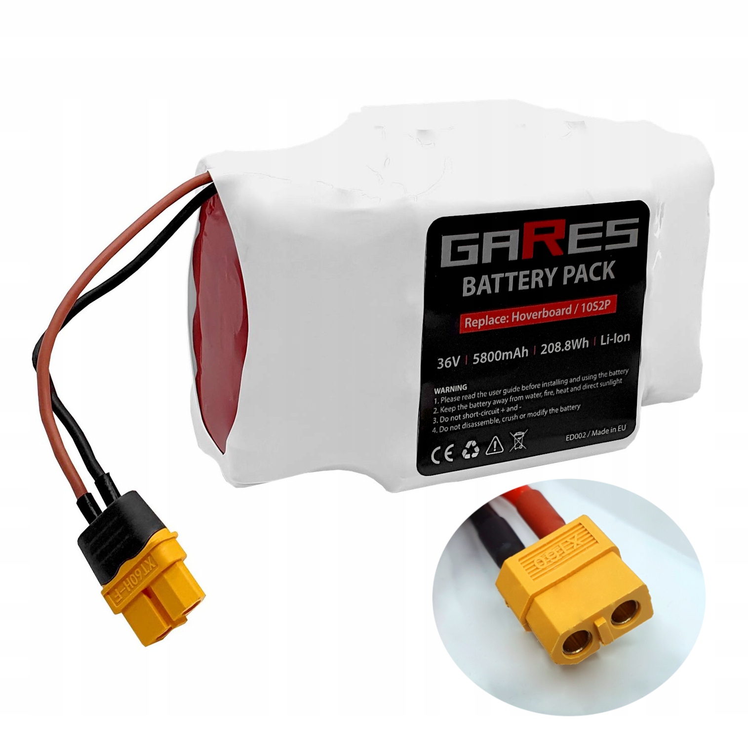Baterie Akumulátor pro elektrickou skateboardovou desku 10S2P 2P10S 36V 5,8Ah
