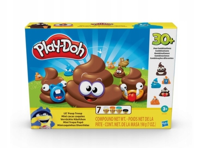 PLAY-DOH CIASTOLINA POOP TROOP ZABAWNA KUPA E8584