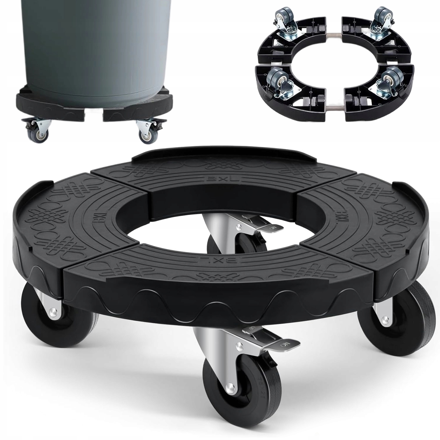 Podstavec Na Kolečkách Kulatý, Nastavitelný, 38-48 CM, Se 4 Kolečky