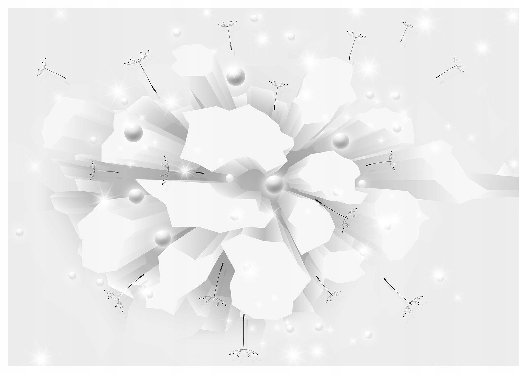 Fototapeta Geometrická abstrakce Koule a koule 254x184 vinylová lepidlo