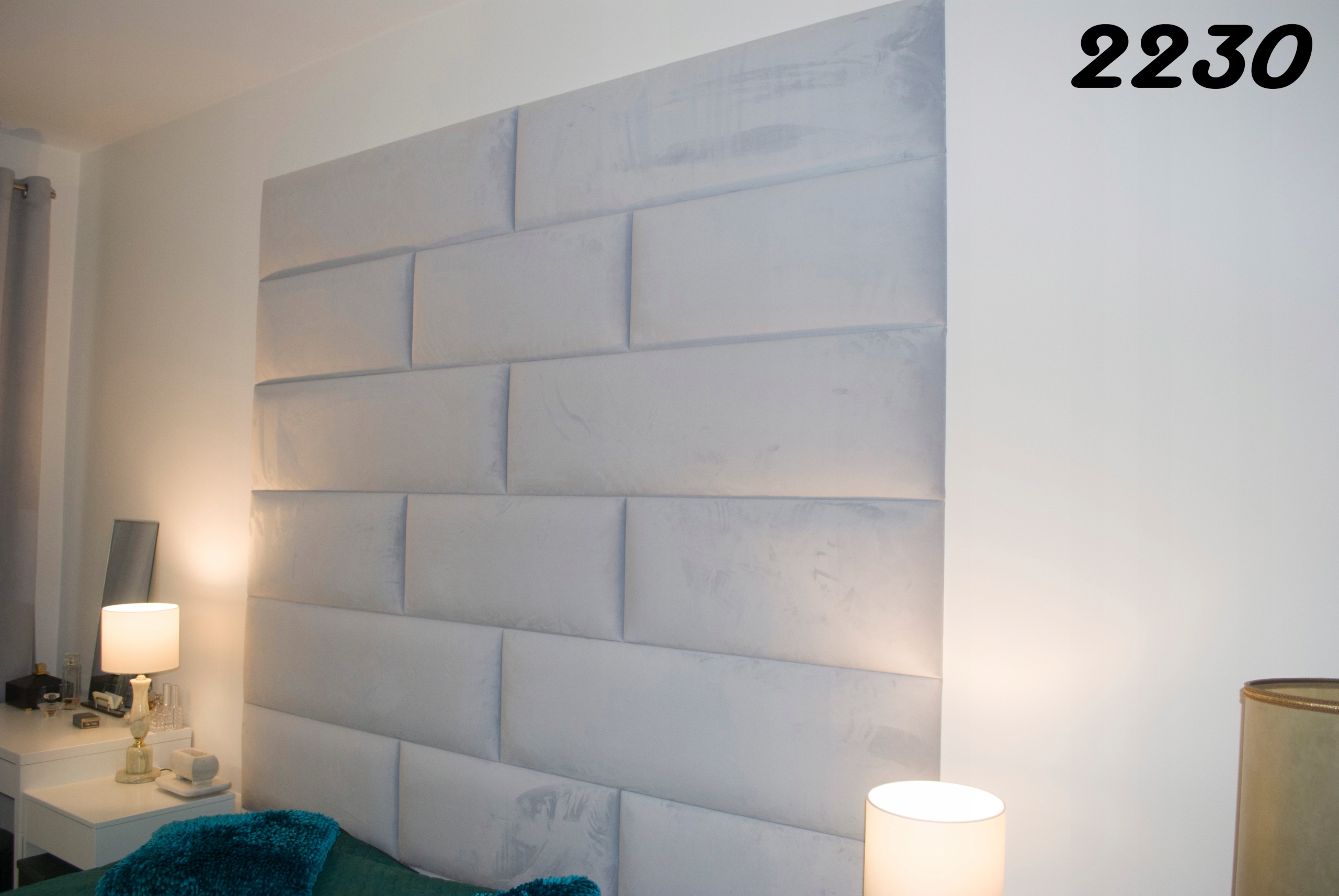 PANELE TAPICEROWANE WEZGŁOWIE ścienne40x40 Kształt wzoru prostokąty