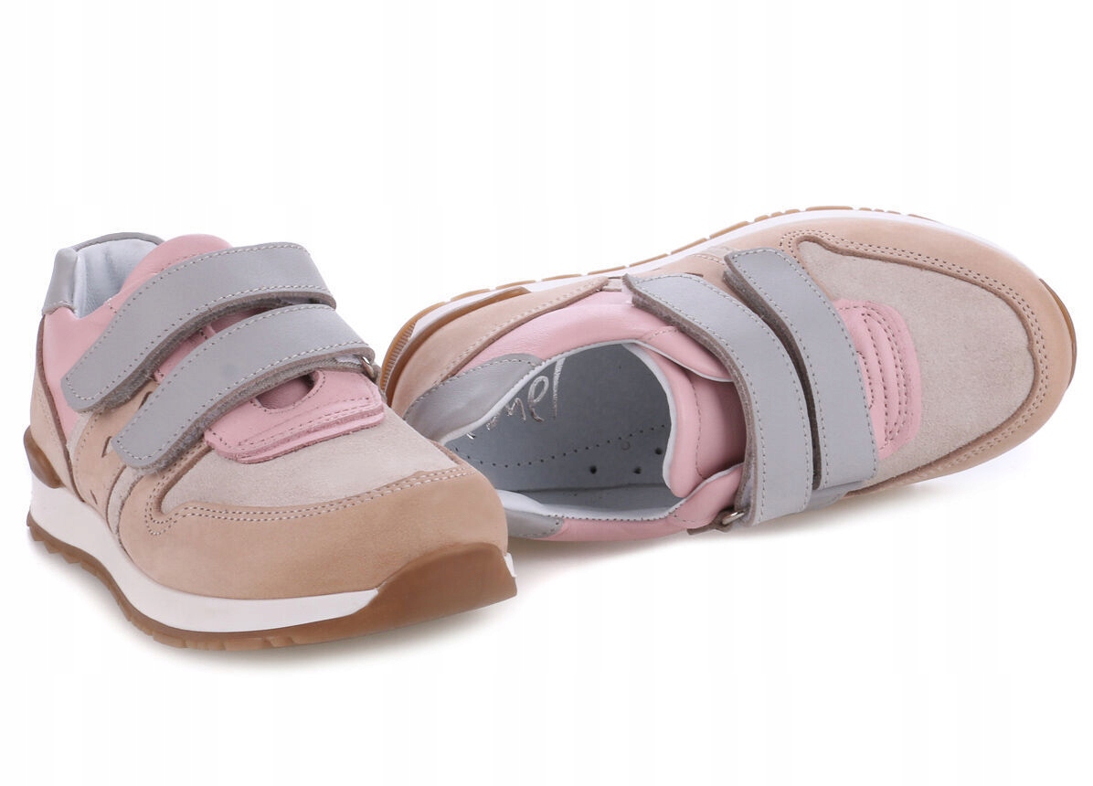 Sportowe półbuty dziecięce na rzep Emel r28 Płeć dziewczynki