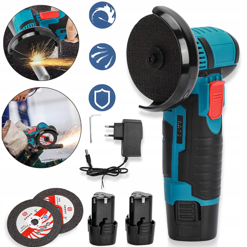 ELEKTRYCZNA SZLIFIERKA KĄTOWA DO POLEROWANIA I CIĘCIA, SZLIFIERKA KĄTOWA