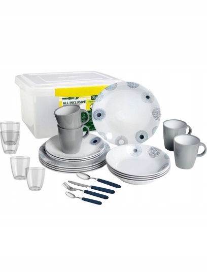 0830154N.C7R - Набір посуду All Inclusive Deep Sea 36 + 1