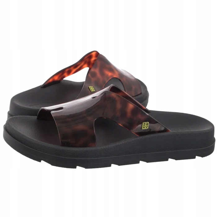 Dámské boty Nazouváky Zaxy Daily New Ad RR285022/BH626 Černé/Leopard