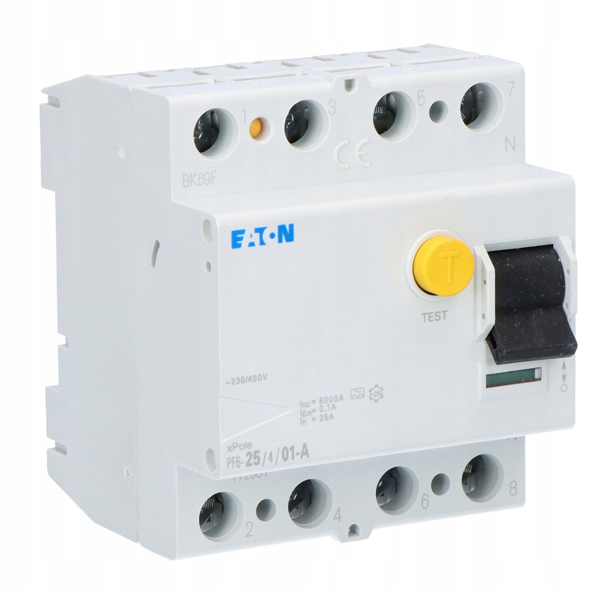 Proudový spínač 6kA PF6-25/4/01-A